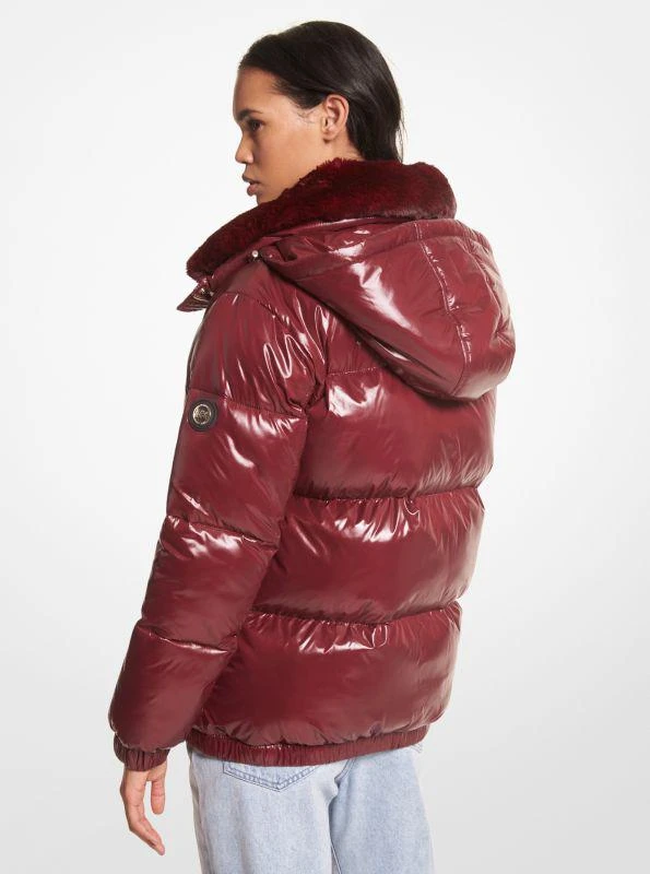 商品Michael Kors|Faux Fur-Trim Quilted Nylon Puffer Jacket,价格¥740,第2张图片详细描述