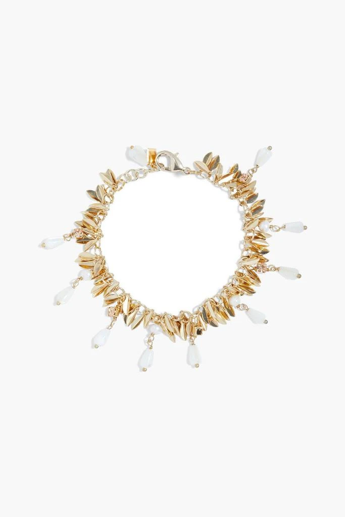 商品ROSANTICA|Fragola gold-tone, faux pearl and crystal bracelet,价格¥396,第1张图片