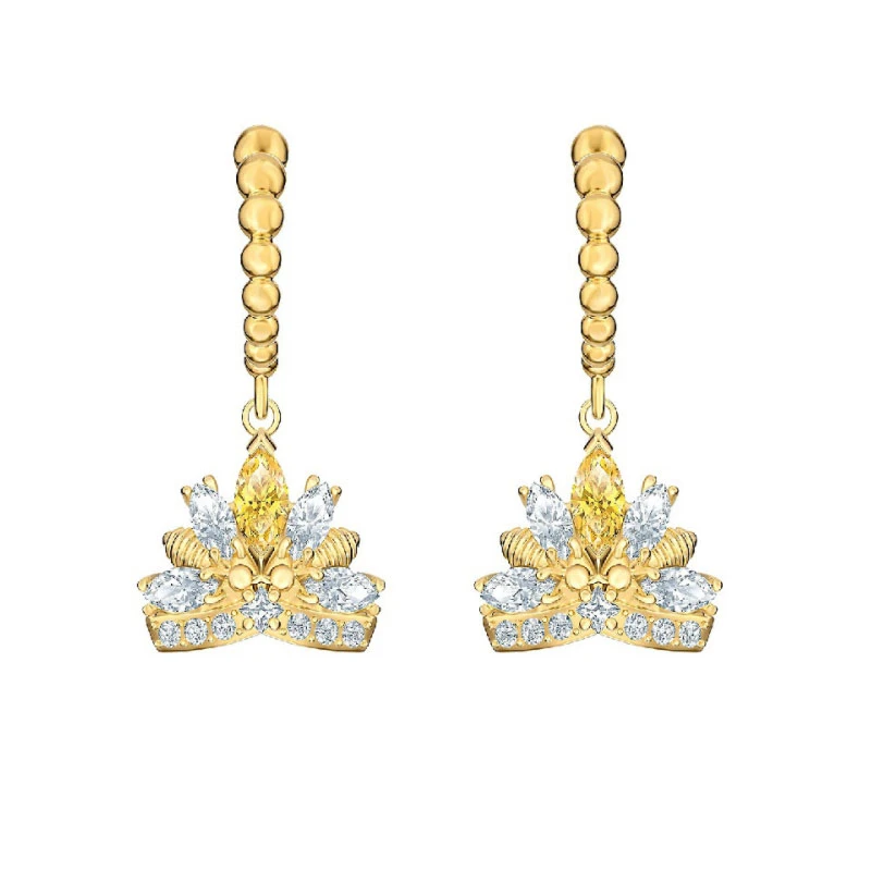商品Swarovski|SWAROVSKI 施华洛世奇 皇冠蜜蜂耳环5490439,价格¥511,第1张图片