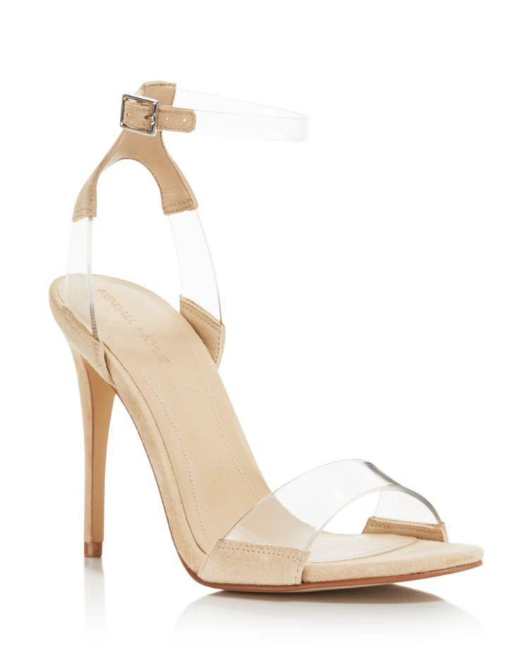 商品Kendall + Kylie|KENDALL and KYLIE Women's Enya Illusion High-Heel Sandals ,价格¥674,第1张图片