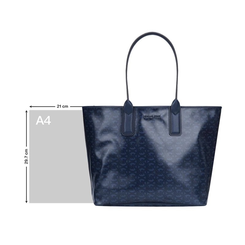 Michael Kors 奥莱款 JODIE大号PVC配皮女士单肩手提包 35F1S2JT3C-NAVY 商品