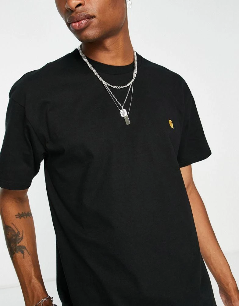 商品Carhartt WIP|Carhartt WIP chase t-shirt in black,价格¥396,第2张图片详细描述