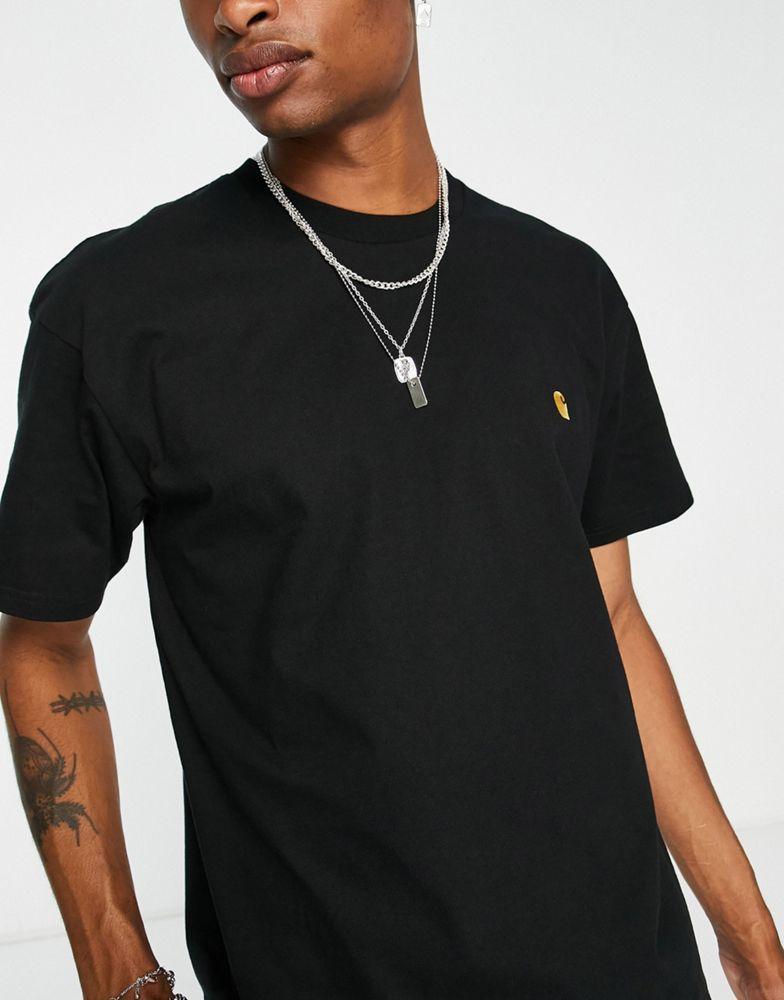 商品Carhartt WIP|Carhartt WIP chase t-shirt in black,价格¥306,第4张图片详细描述