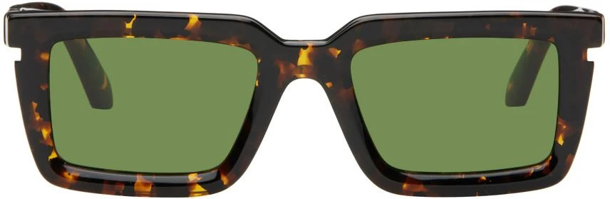 商品Off-White|Brown Tucson Sunglasses,价格¥2059,第1张图片