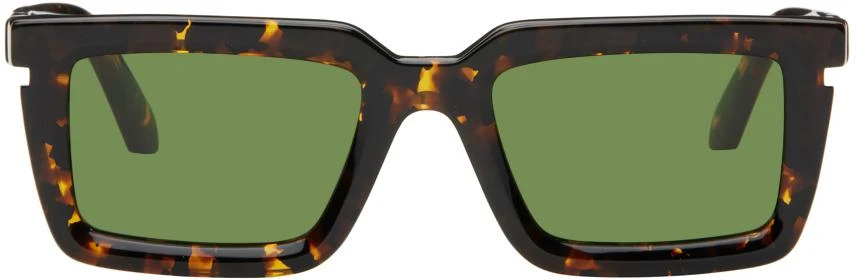 商品Off-White|Brown Tucson Sunglasses,价格¥2434,第1张图片