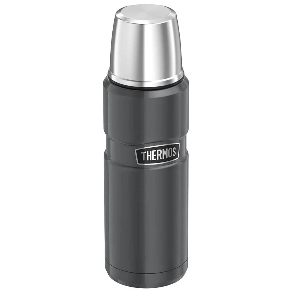 商品Thermos|Thermos Stainless King Flask - Gun Metal 470ml,价格¥148,第3张图片详细描述