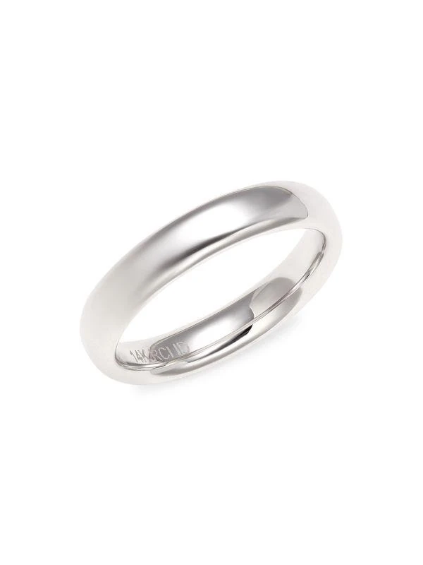 商品Saks Fifth Avenue|14K White Gold Wedding Band,价格¥1714,第1张图片
