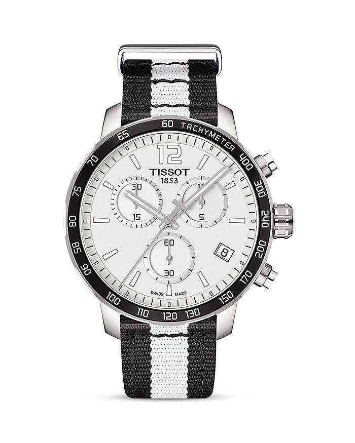 商品Tissot|Brooklyn Nets Quickster Chronograph, 42mm,价格¥2952,第1张图片