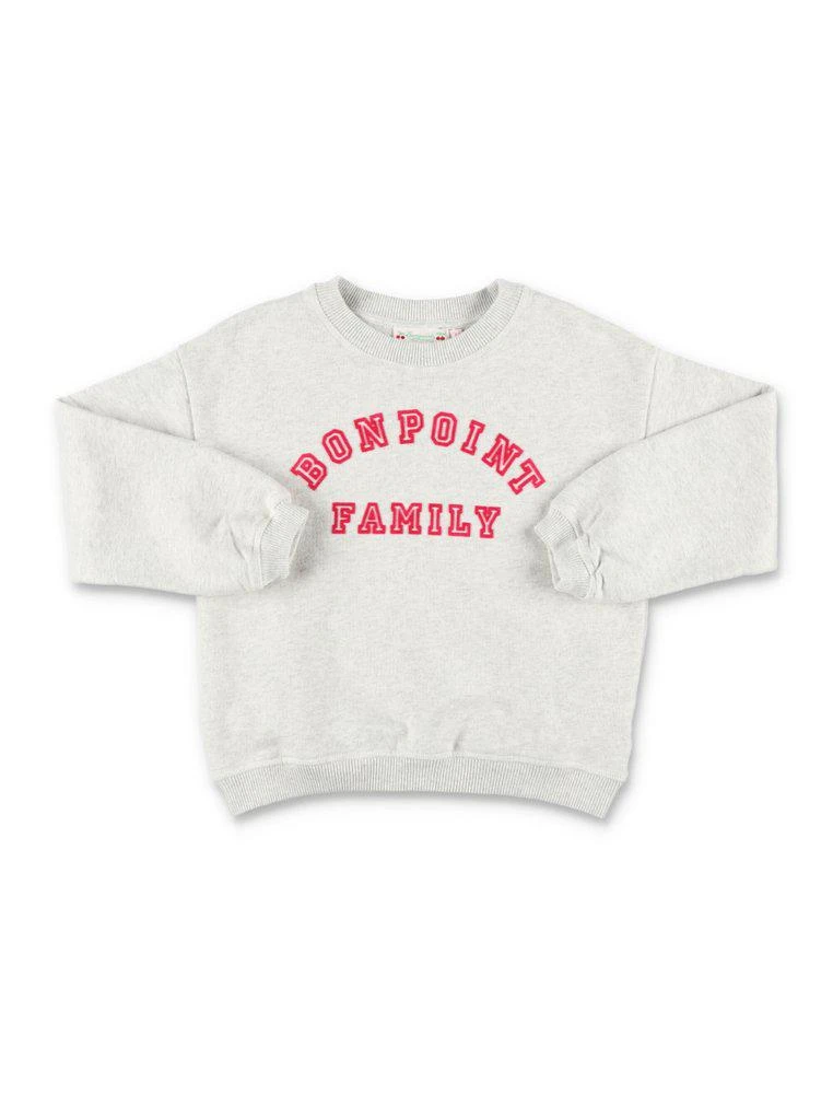商品Bonpoint|Bonpoint	Logo Printed Long-Sleeved Sweatshirt,价格¥698,第1张图片
