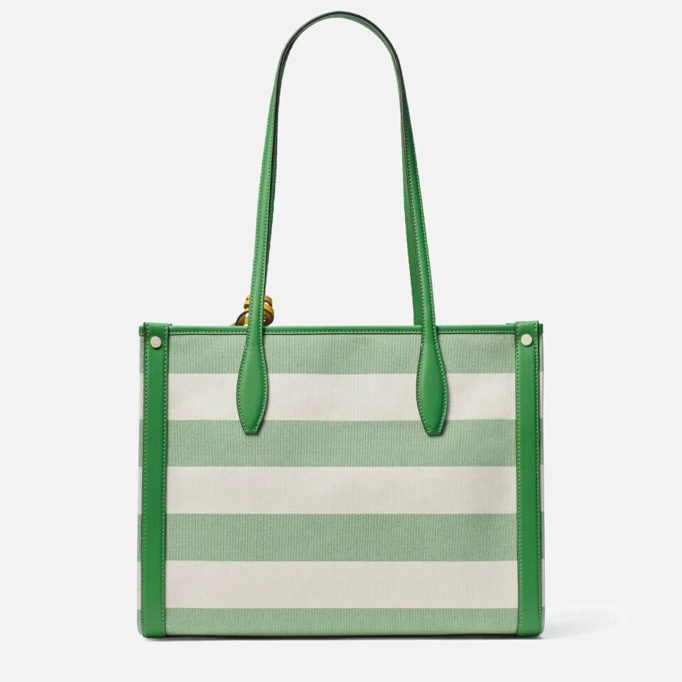 商品Kate Spade|Kate Spade New York Women's Market Cabana Canvas Medium Tote Bag - Green Multi.,价格¥1039,第3张图片详细描述