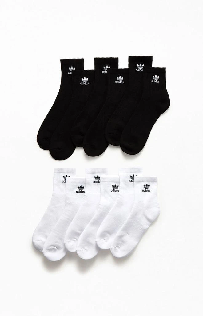 商品Adidas|6-Pack Trefoil Quarter Socks,价格¥166,第1张图片