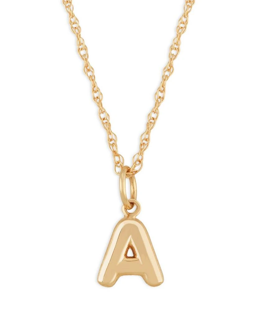 商品Bloomingdale's|Initial Pendant Necklace in 14K Yellow Gold, 18",价格¥3713,第1张图片详细描述
