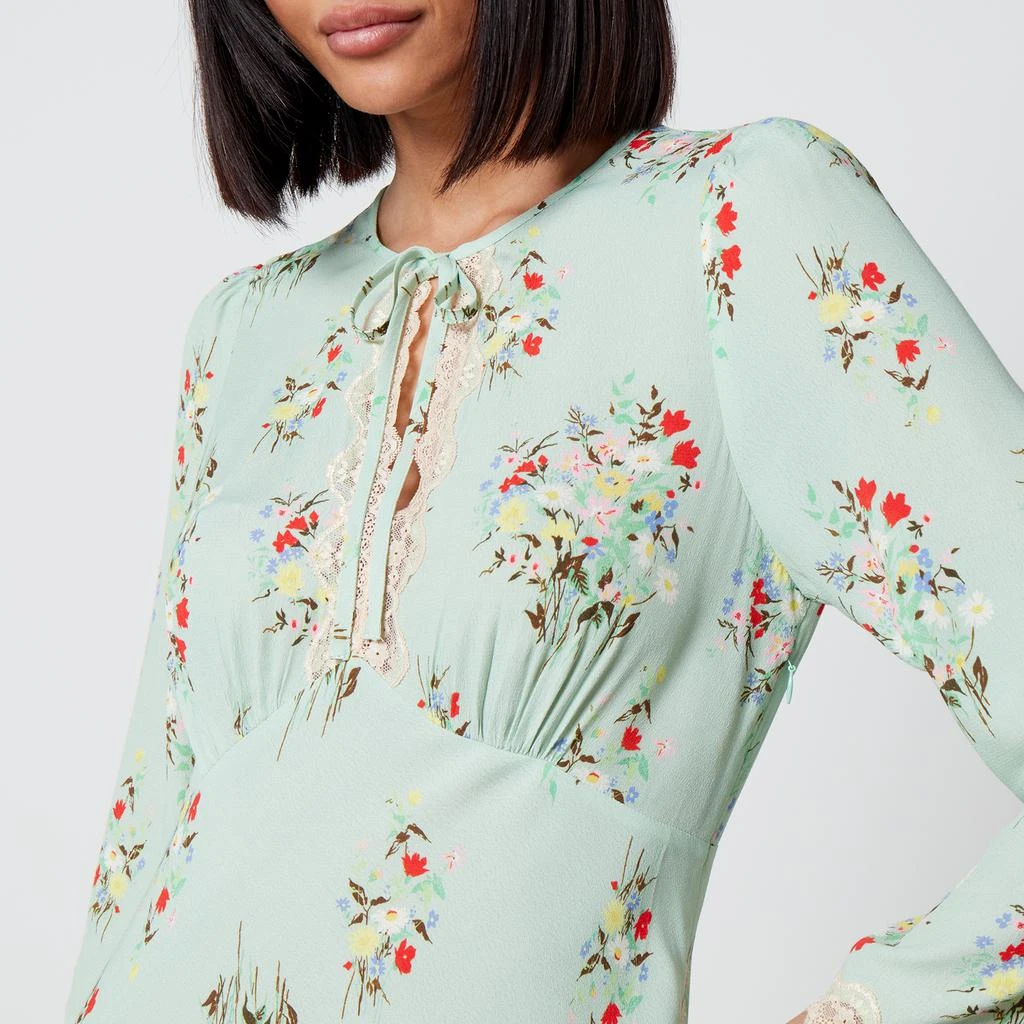 商品Rixo|Rixo Angelica Floral-Print Crepe Midi Dress,价格¥1641,第3张图片详细描述