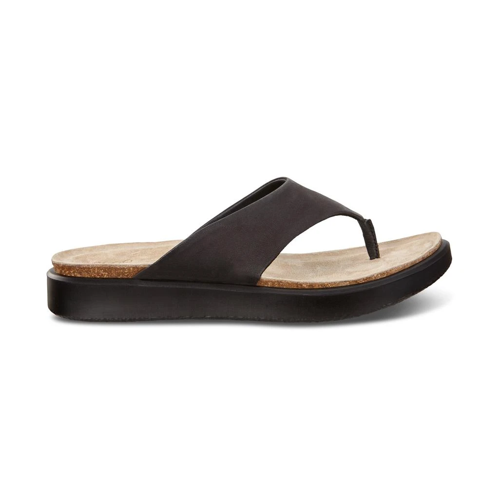 商品ECCO|ECCO CORKSPHERE Women's Thong Sandal,价格¥160,第1张图片