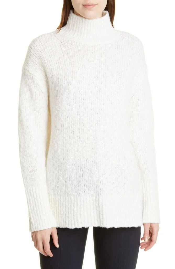 商品Vince|Turtleneck Wool Blend Tunic Sweater,价格¥1455,第1张图片