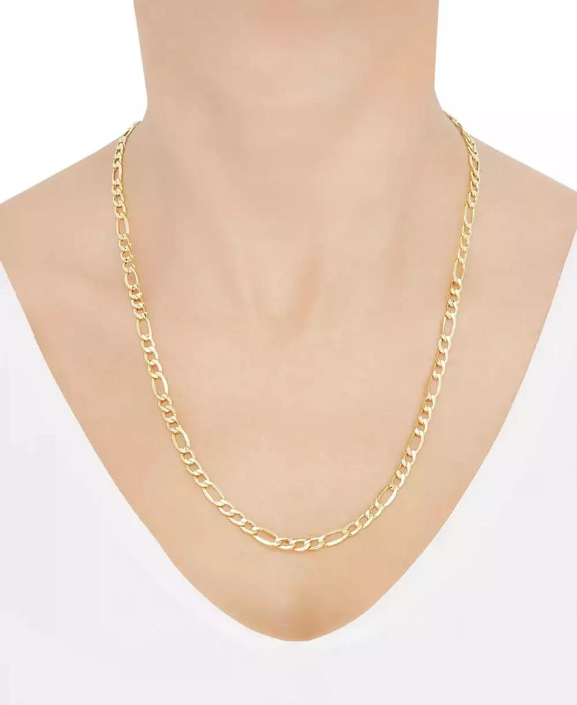 商品Italian Gold|22" Figaro Link Necklace (5-3/4mm) in 14k Gold,价格¥5797,第2张图片详细描述