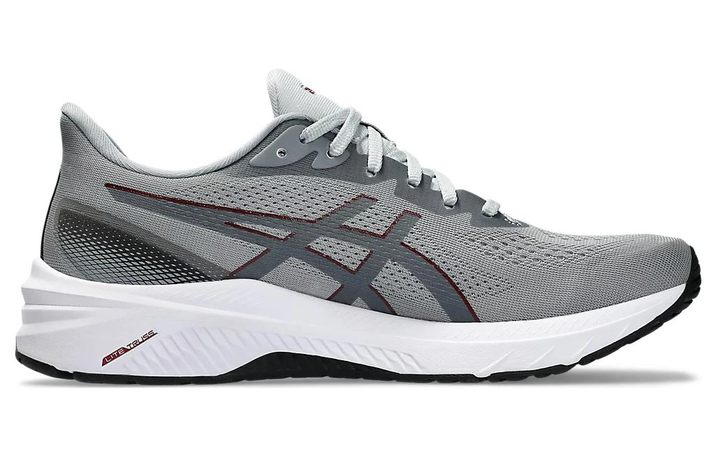 商品[国内直发] Asics|GT-1000 12 舒适 织物合成革防滑耐磨透气 低帮 越野跑步鞋 男款 灰色,价格¥610,第3张图片详细描述