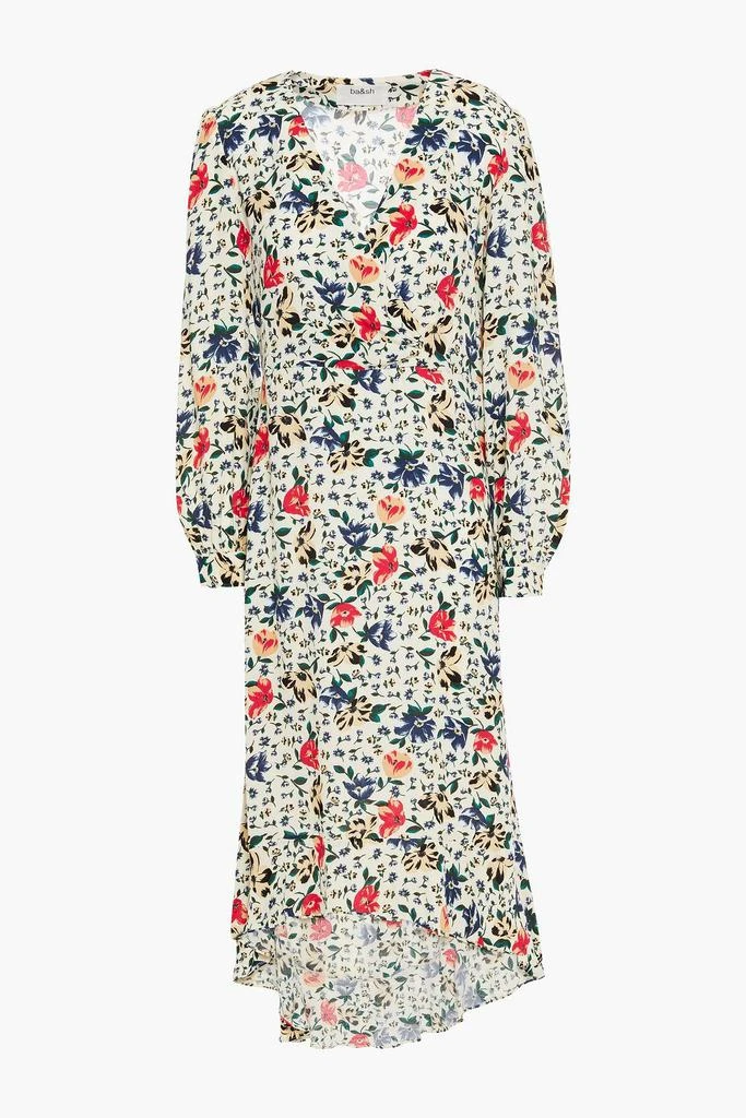 商品ba&sh|Paloma wrap-effect floral-print crepe dress,价格¥431,第3张图片详细描述