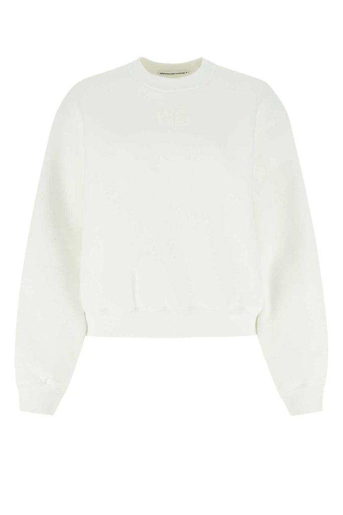 商品Alexander Wang|Alexander Wang Logo-printed Crewneck Sweatshirt,价格¥1879,第1张图片