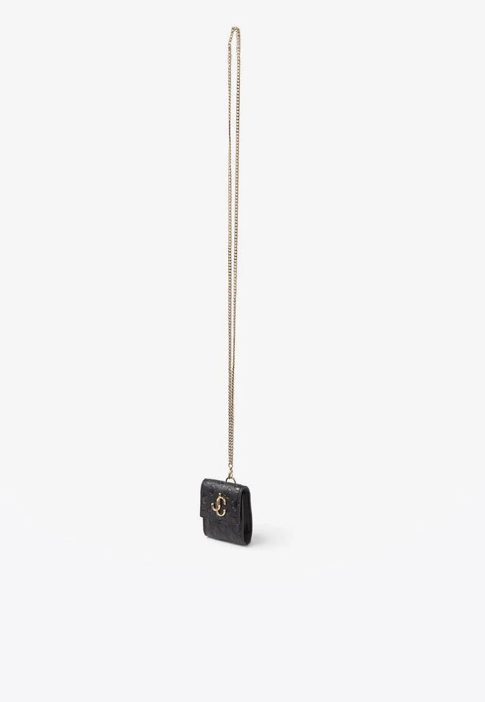 商品Jimmy Choo|JC Monogram AirPods Case in Calf Leather,价格¥1501,第1张图片