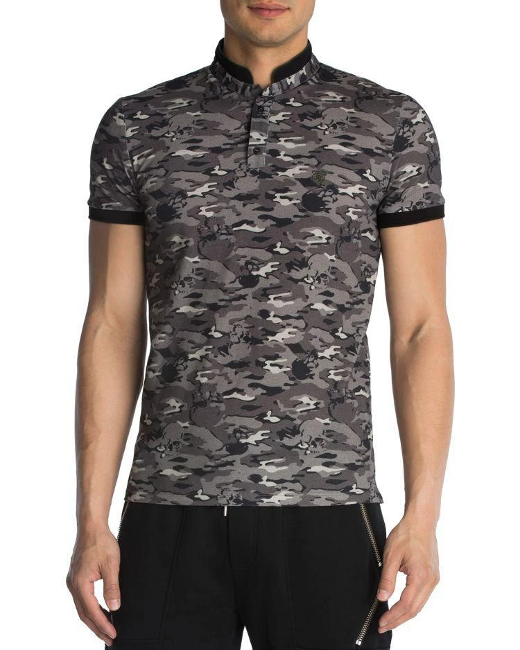 商品The Kooples|Piqué & Army Print Regular Fit Polo,价格¥537,第1张图片