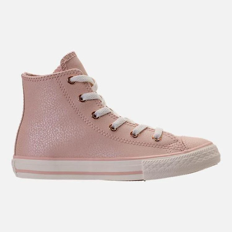 商品Converse|Girls' Little Kids' Converse Chuck Taylor High Top Leather Casual Shoes,价格¥223,第3张图片详细描述