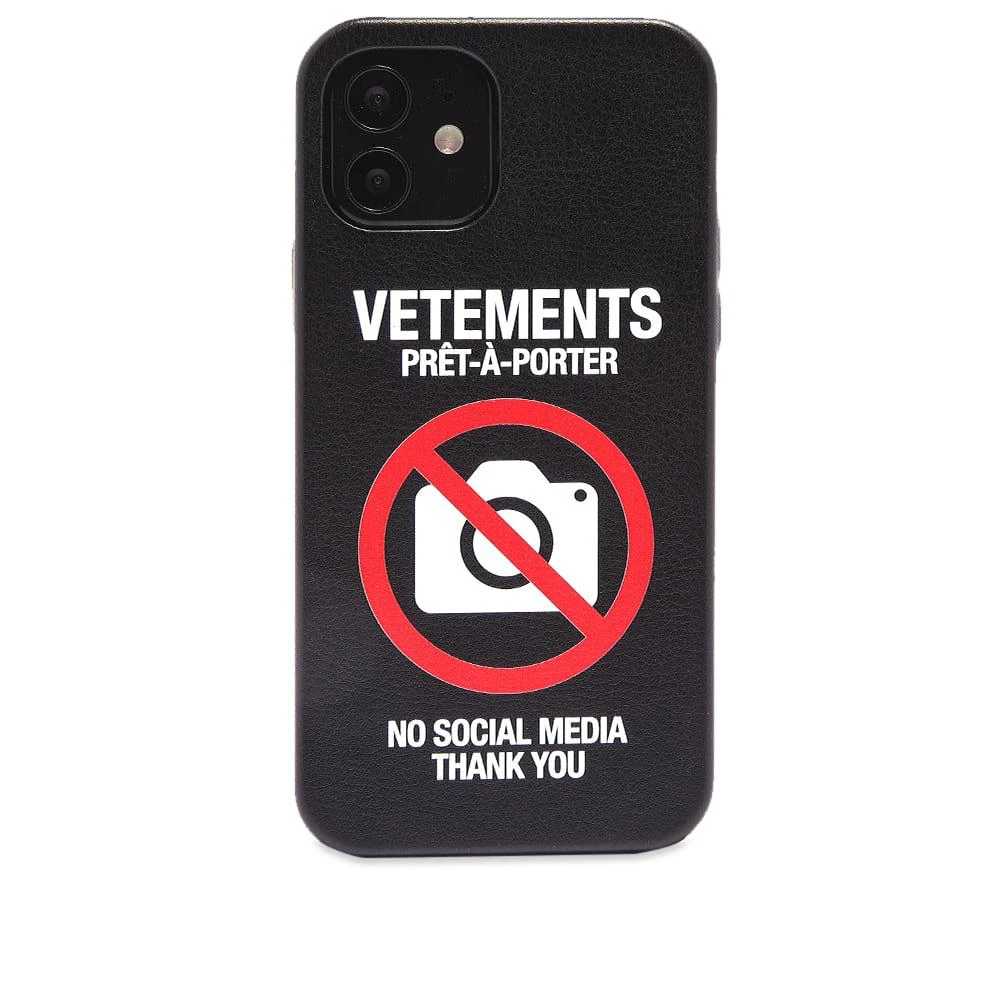 商品Vetements|VETEMENTS AntiSocial iPhone 12 Pro Case,价格¥727,第1张图片