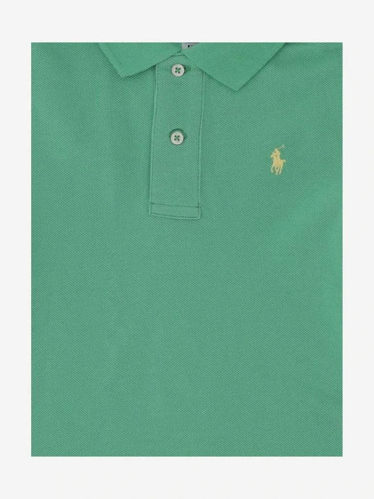 商品Ralph Lauren|Logo Cotton Polo Shirt,价格¥595,第3张图片详细描述