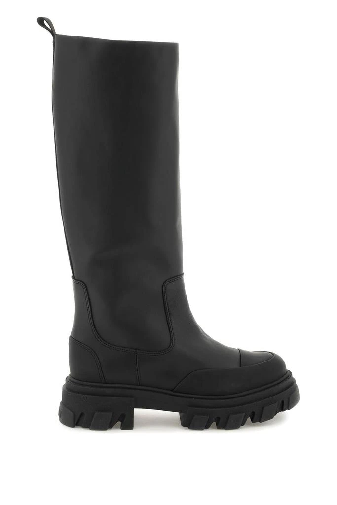 商品Ganni|tubular leather boots,价格¥1351,第1张图片