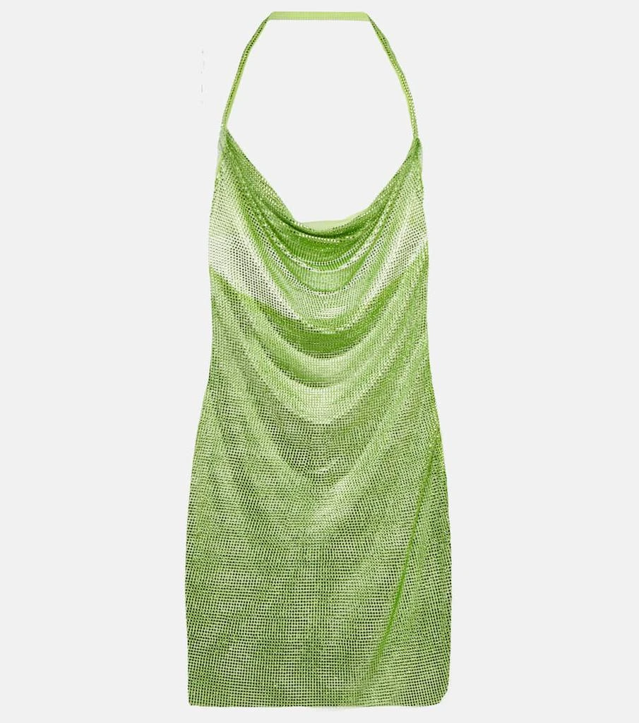 商品GIUSEPPE DI MORABITO|水晶缀饰网布连衣裙,价格¥9822,第1张图片