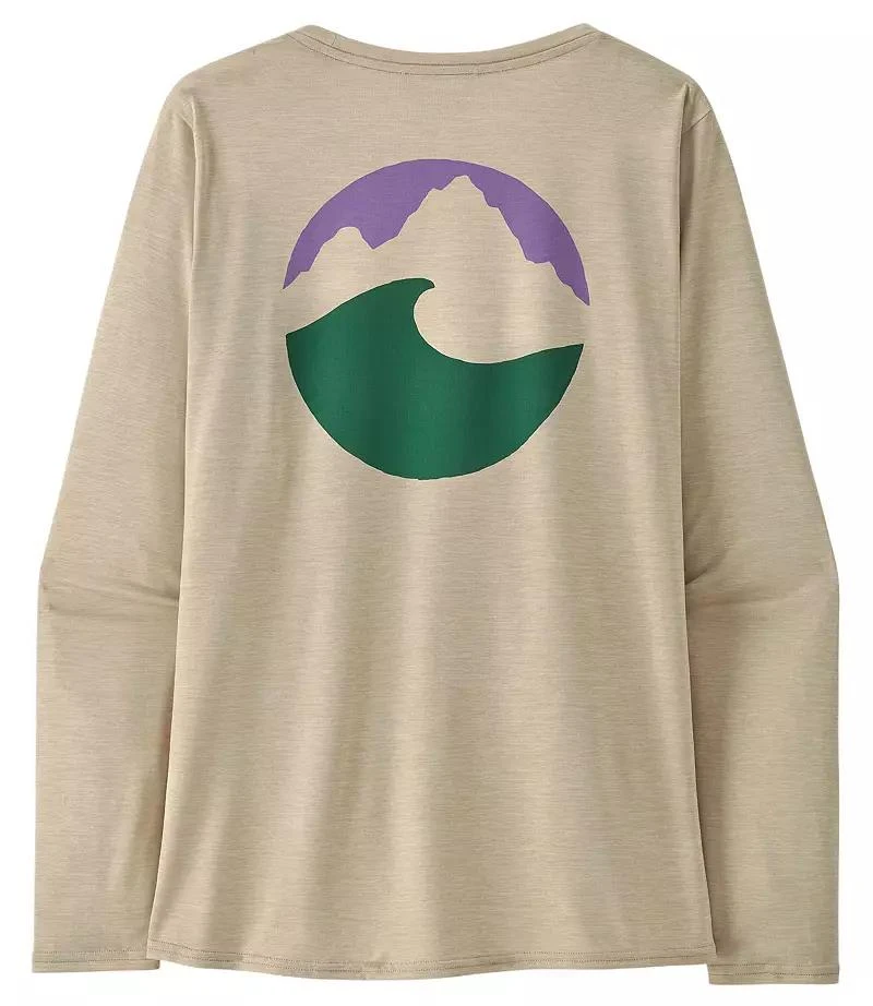 商品Patagonia|Patagonia Women's Capilene Cool Daily Long Sleeve Graphic Shirt,价格¥484,第1张图片