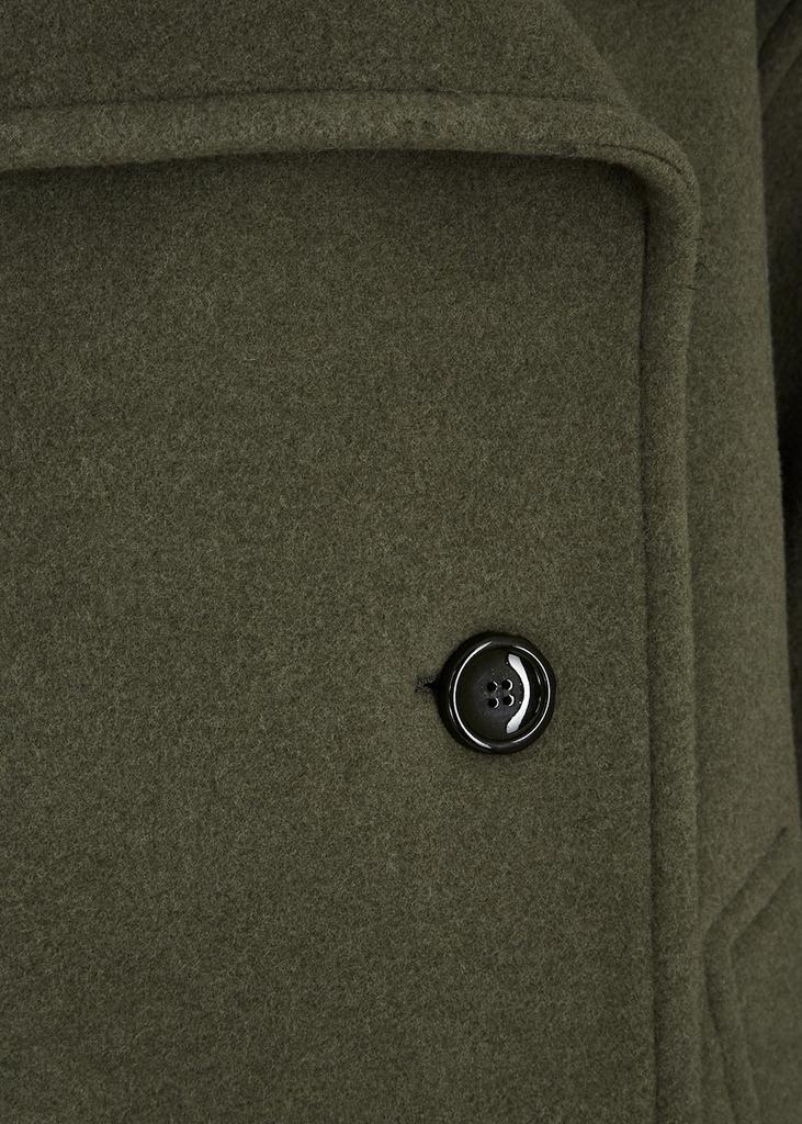 商品Acne Studios|Green wool-blend coat,价格¥7389,第7张图片详细描述