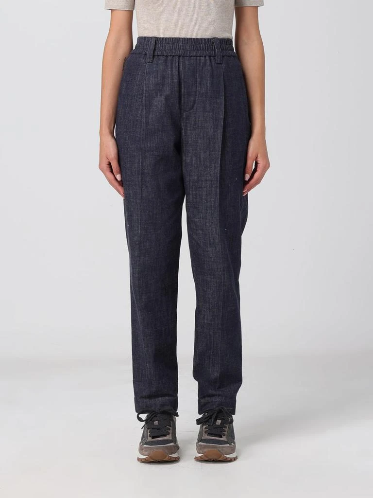 商品Brunello Cucinelli|Brunello Cucinelli pants for woman,价格¥6041,第1张图片