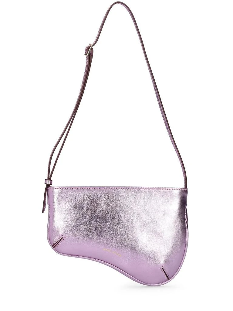 商品Manu Atelier|Mini Curve Metallic Leather Bag,价格¥1284,第1张图片