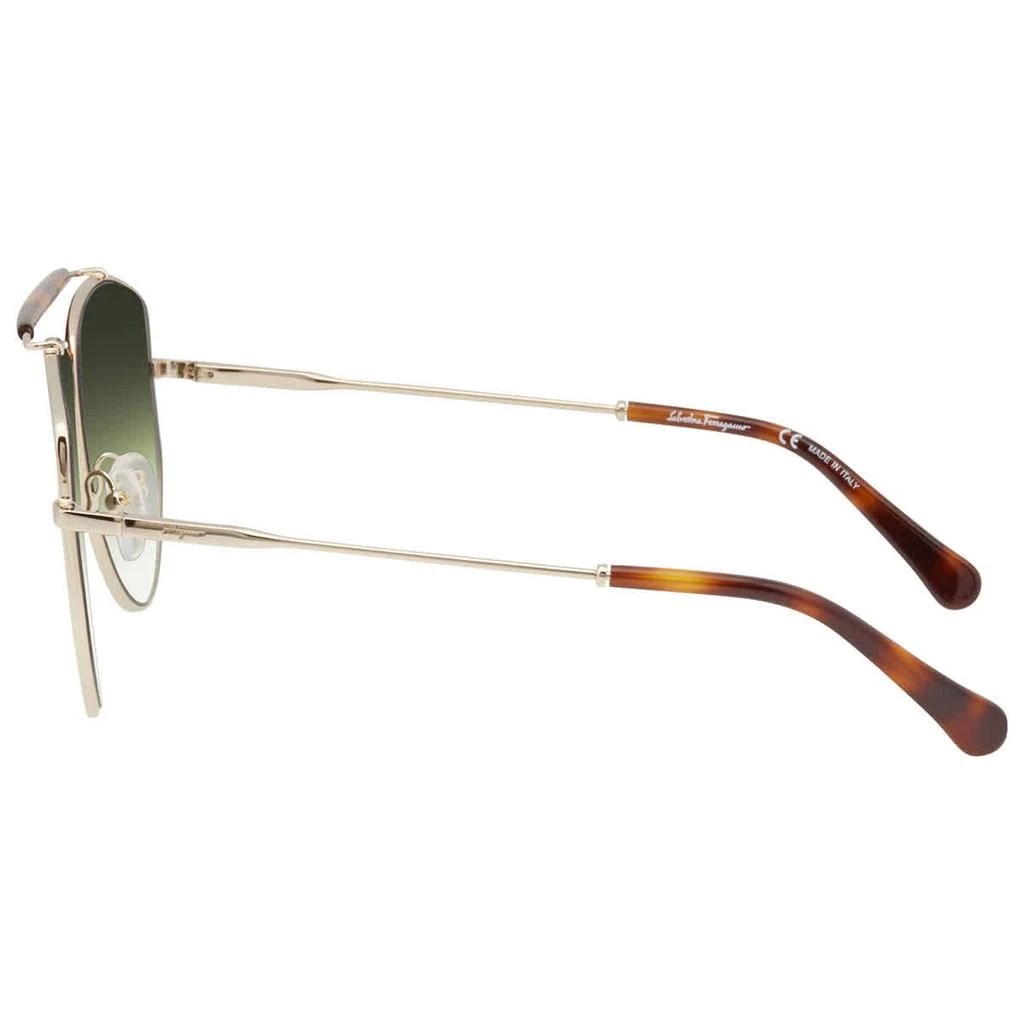 商品Salvatore Ferragamo|Salvatore Ferragamo Ladies Gold Tone Square Sunglasses SF241S75061,价格¥598,第3张图片详细描述