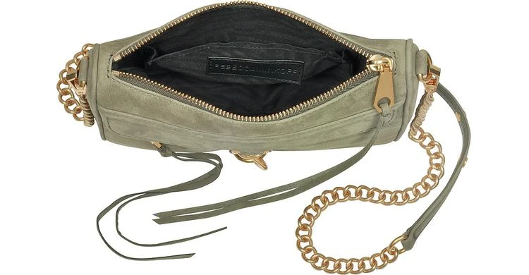 商品Rebecca Minkoff|橄榄绿色正绒面革迷你M.A.C. 斜挎包,价格¥1096,第4张图片详细描述