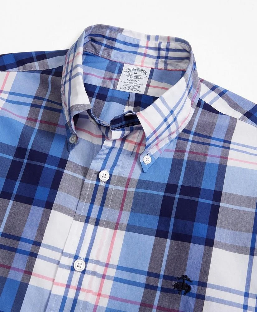 商品Brooks Brothers|Regent Regular-Fit Sport Shirt, Bold Plaid Zephyr,价格¥409,第2张图片详细描述