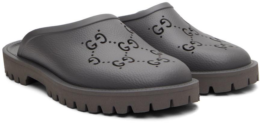 Gray Rubber GG Loafers商品第4张图片规格展示