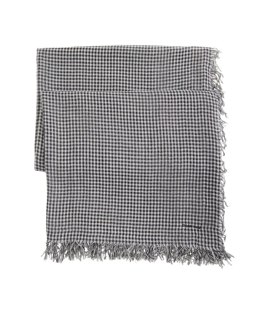 商品Chan Luu|Cashmere/Silk Baby Gingham Scarf,价格¥1435,第2张图片详细描述