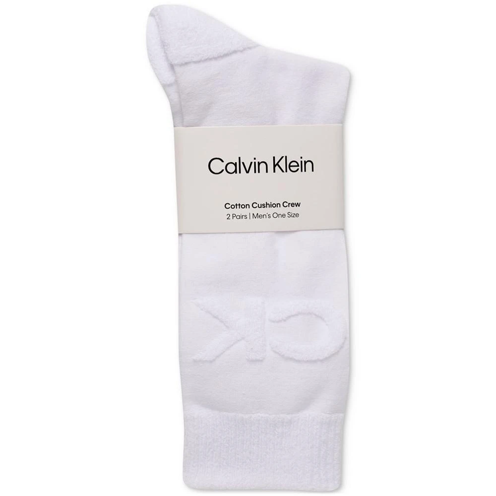 商品Calvin Klein|Men's 2-Pk. Reverse Terry Crew Socks,价格¥131,第2张图片详细描述