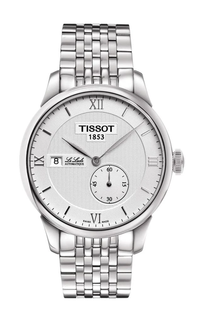 商品Tissot|Men's Le Locle Automatic Petite Seconde Bracelet Watch, 39.3mm,价格¥3521,第3张图片详细描述