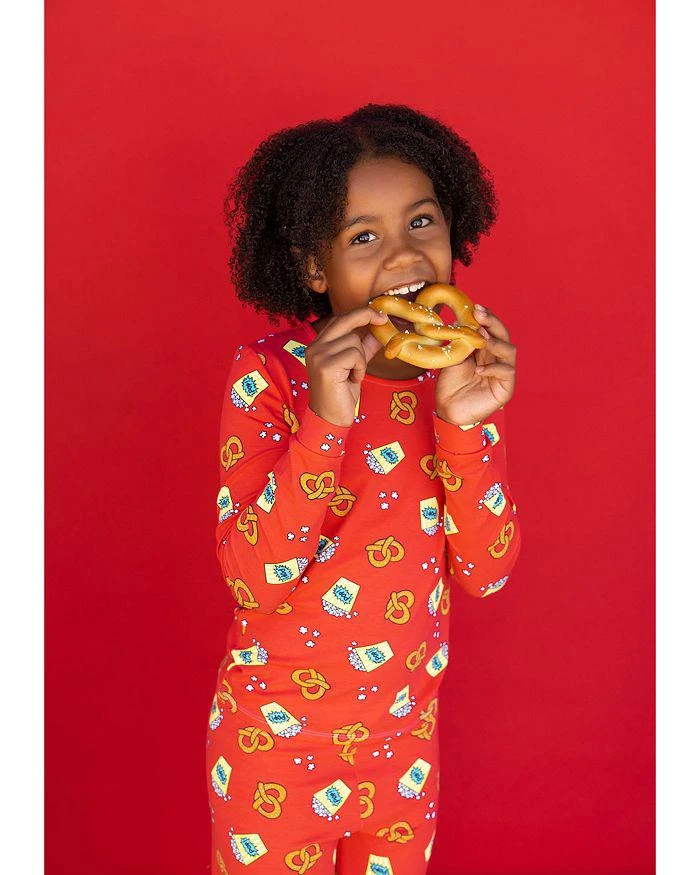 商品Lovey&Grink|Girls' Heart Pop Corn Pajama Set - Baby, Little Kid, Big Kid,价格¥313,第3张图片详细描述
