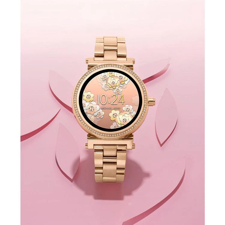 商品Fossil|Q Women's Venture Gen 3 Rose Gold-Tone Stainless Steel Touchscreen Smart Watch 42mm,价格¥2056,第3张图片详细描述