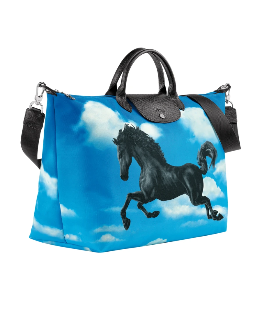 商品Longchamp|Longchamp 女士旅行包 L1624TPB427 蓝色,价格¥3686,第3张图片详细描述