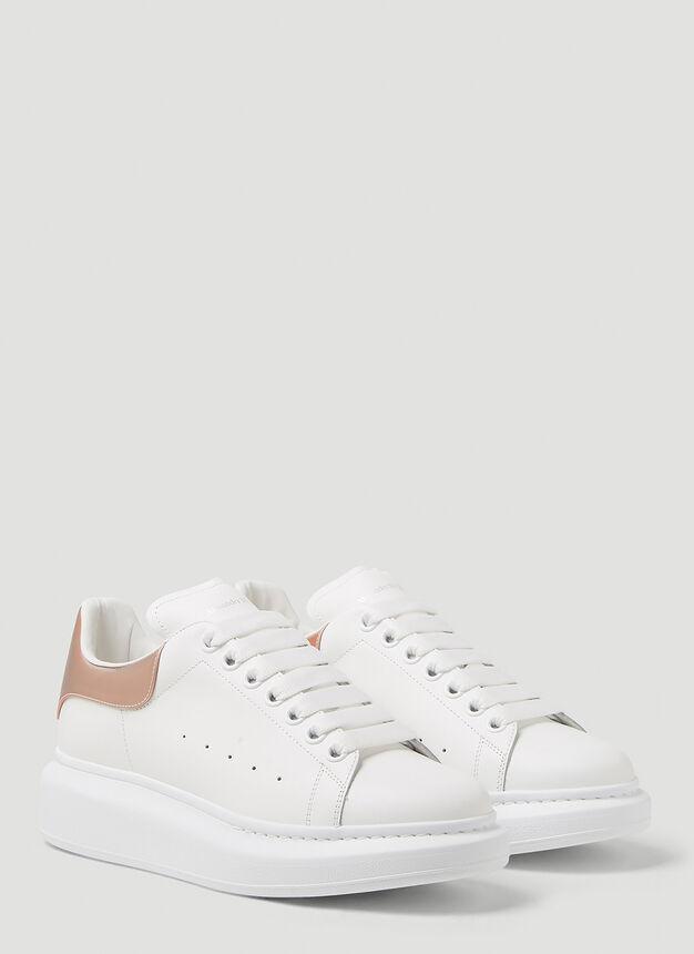 商品Alexander McQueen|Larry Oversized Sneakers in White,价格¥2164,第4张图片详细描述