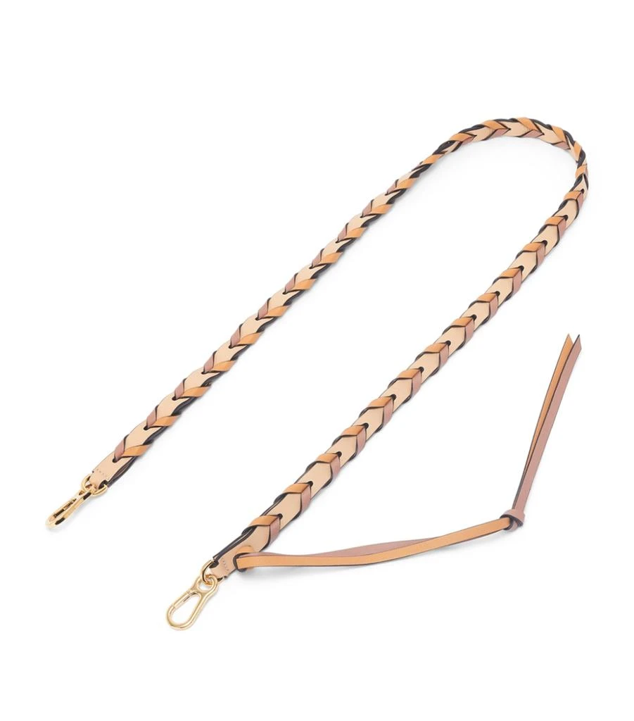 商品Loewe|Leather Braided Strap,价格¥4173,第1张图片