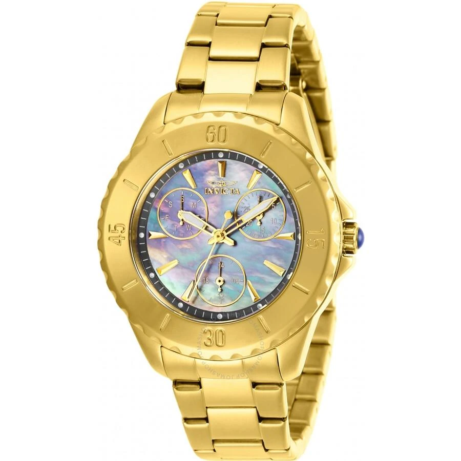 商品Invicta|Angel Quartz Gunmetal Dial Yellow Gold-tone Ladies Watch 29109,价格¥480,第1张图片