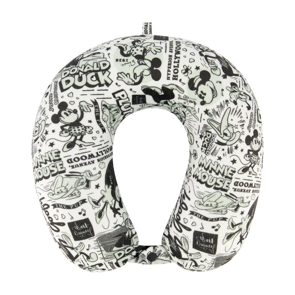 商品Ful|DISNEY 100 all Characters all over print travel Neck Pillow with Memory foam,价格¥126,第2张图片详细描述