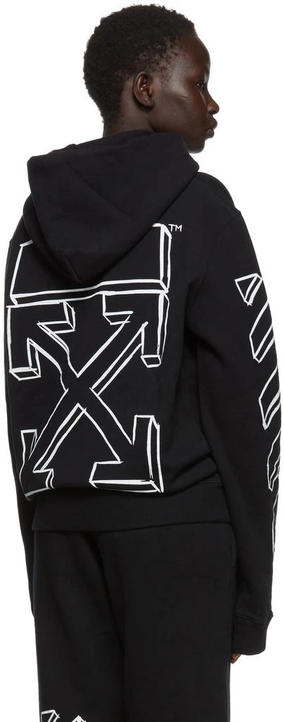 商品Off-White|Black Diagonal Arrows Logo Hoodie,价格¥1899,第3张图片详细描述