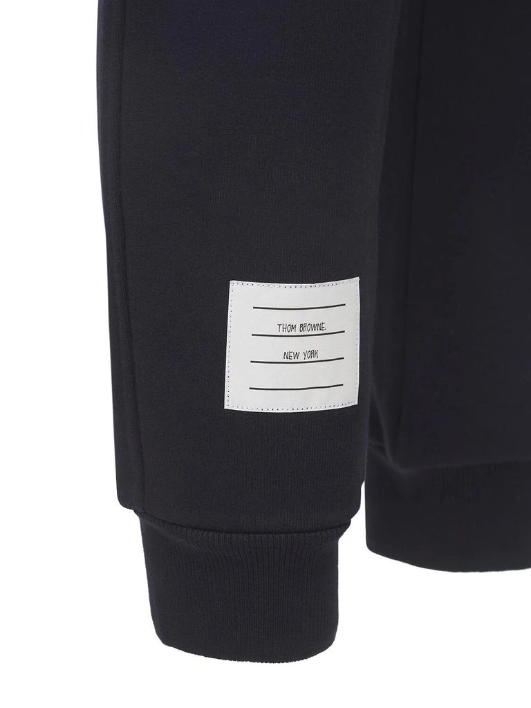 商品Thom Browne|Cotton Sweatpants W/ Logo Stripes,价格¥6109,第3张图片详细描述